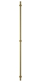 Полотенцесушитель электрический Сунержа Аскет 165х5 см 051-0850-1650 состаренная латунь - 2 изображение