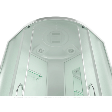 Душевая кабина Erlit Comfort 100х100 см ER3510TP-C3-RUS профиль хром, стекло матовое - 8 изображение
