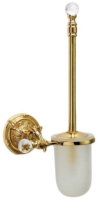 Ёршик для унитаза Art&Max Barocco Crystal  AM-1785-Do-Ant-C, античное золото