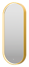 Зеркало Brevita Saturn 50 см SAT-Dro1-050-gold с подсветкой, золото - 4 изображение