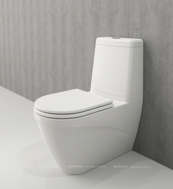 Крышка-сиденье для унитаза Bocchi Taormina/Jet Flush/Parma A0300-001/1 белое - 4 изображение