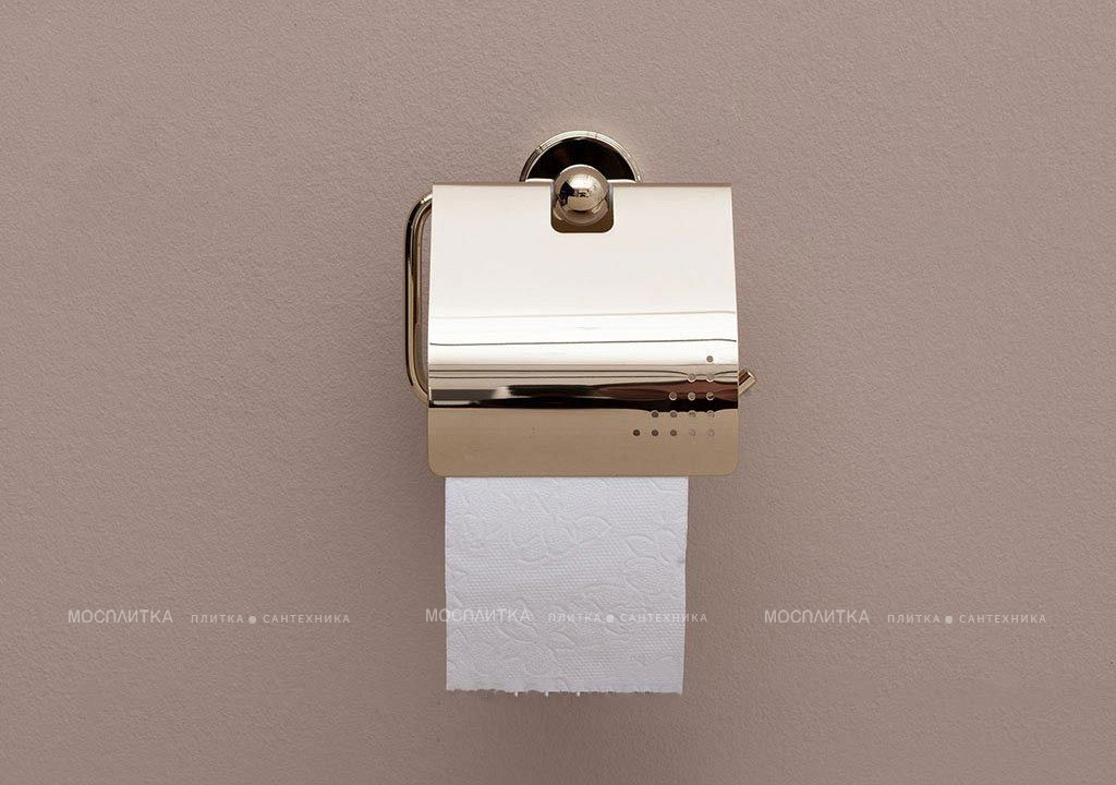 Держатель туалетной бумаги Aquanet 4686, золото - изображение 3