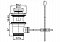 Донный клапан для раковины Cezares CZR-SA2-01, хром - 2 изображение