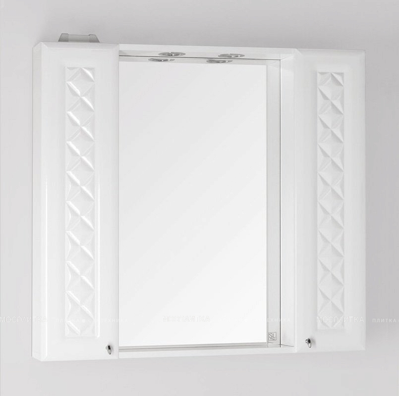 Зеркальный шкаф Style Line Канна 90/С белый - изображение 2