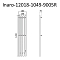 Полотенцесушитель электрический Маргроид Inaro-12018-1049-9005R 18х120 - 3 изображение