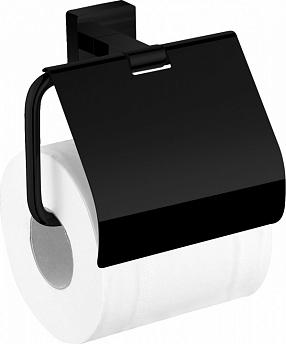 Держатель туалетной бумаги Aquanet 6586MB черный