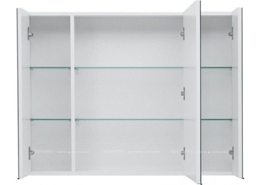 Комплект мебели для ванной Aquanet Гласс 100 белый - 12 изображение