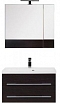 Комплект мебели для ванной Aquanet Нота New 75 венге камерино - 2 изображение