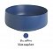 Раковина ArtCeram Cognac COL002 16; 00 накладная - blu zaffiro (синий сапфир) 48х48х13 см 