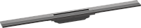 Декоративная решётка Hansgrohe RainDrain Flex 56044340 80 см, шлифованный черный хром