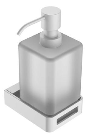 Дозатор Boheme Q 10957-MW для жидкого мыла, матовый белый