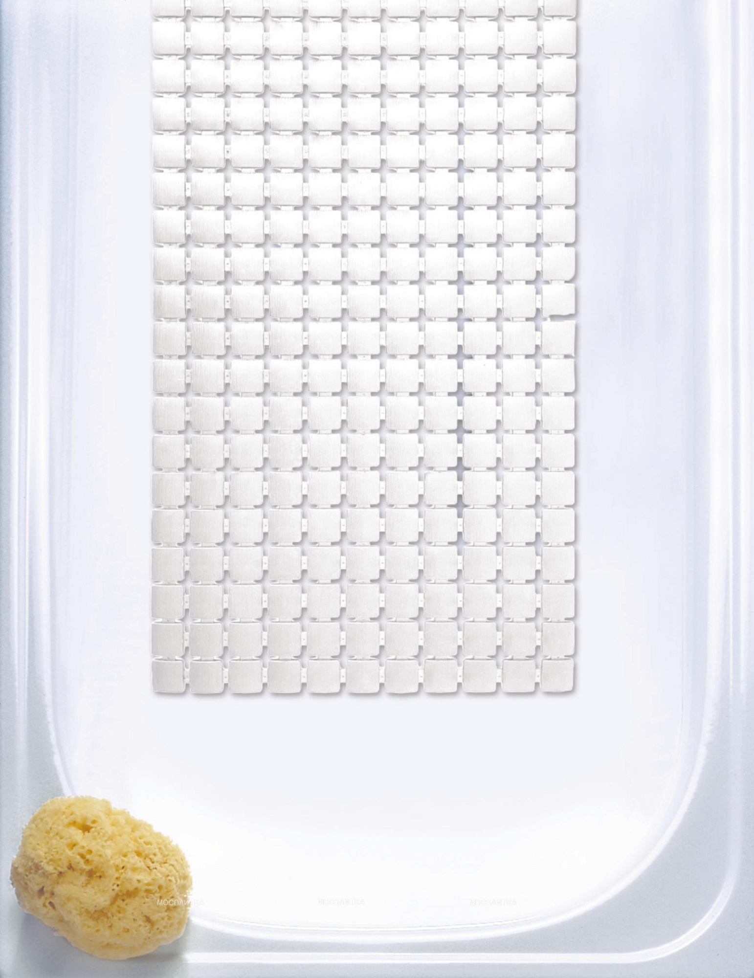 Коврик для ванной Ridder Nevis, 39x0,8, белый, 6108001 - изображение 2