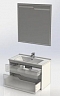 Комплект мебели для ванной Aquanet Модена 85 белый глянец - изображение 12