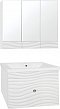 Зеркальный шкаф Style Line Вероника 80 Люкс, белый - 2 изображение