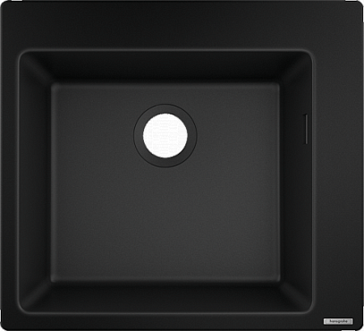 Кухонная мойка Hansgrohe S510-F450 43312170, черный графит