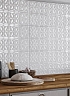 Керамическая плитка Meissen Плитка Lissabon рельеф квадраты белый 25х75 - изображение 2