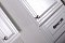 Шкаф-пенал ASB-Woodline Берта 40/2 белый, патина серебро массив ясеня - 4 изображение