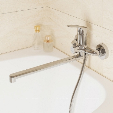 Смеситель для ванны с длинным изливом Milardo Simp SIMSB02M10 - 3 изображение