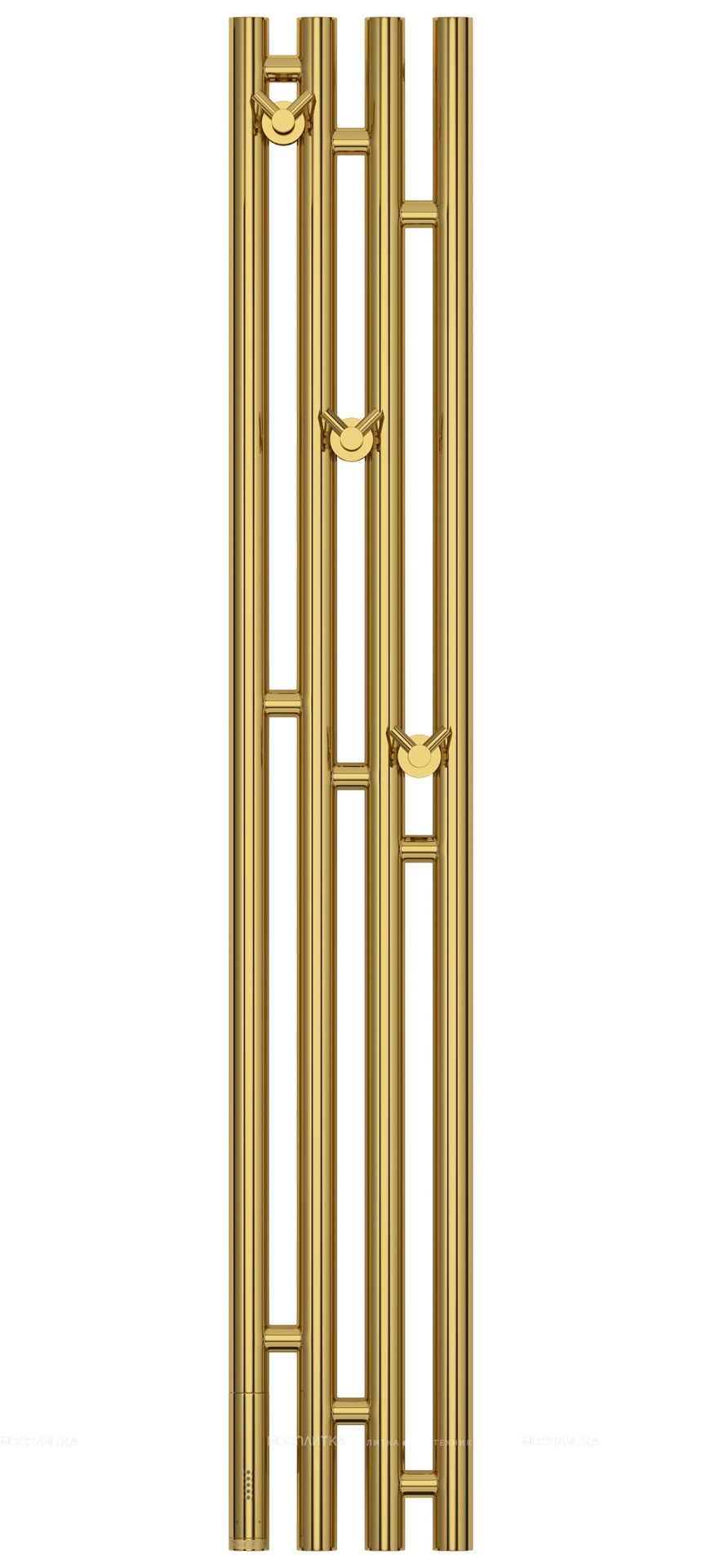 Полотенцесушитель электрический Сунержа Кантата 3.0 120х19,1 см 03-5846-1216 золото - изображение 2