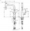 Смеситель для кухни Hansgrohe Metris с выдвижным изливом 240, хром - 2 изображение