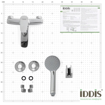 Смеситель Iddis Vibe VIBSB02i02 для ванны с керамическим дивертором - 6 изображение