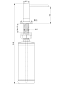 Дозатор для жидкого мыла Paulmark Decus D004-FI пламя - изображение 2