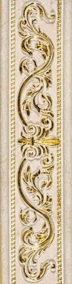 Керамическая плитка Ape Ceramica Бордюр Listello Lexus Gold Beige 13х50