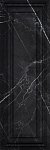 Керамическая плитка Meissen Плитка Gatsby рельеф черный 25х75