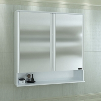 Зеркальный шкаф СаНта Вегас 90 см 700506 белый