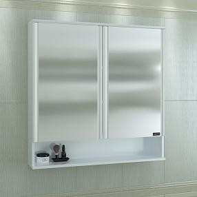 Зеркальный шкаф СаНта Вегас 90 см 700506 белый