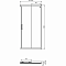 Реверсивная панель-дверь 100 см Ideal Standard CONNECT 2 Corner Square/Rectangular K9262V3 - изображение 3