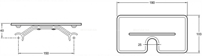 Душевая стойка Jacob Delafon Metro E26589-BL 3 режима, черный - 4 изображение