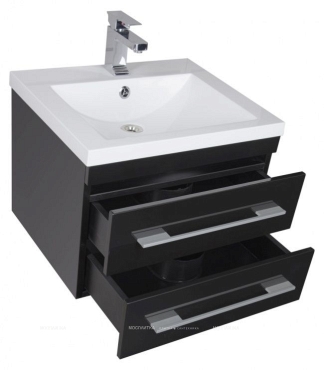 Комплект мебели для ванной Aquanet Нота 58 венге камерино - 5 изображение