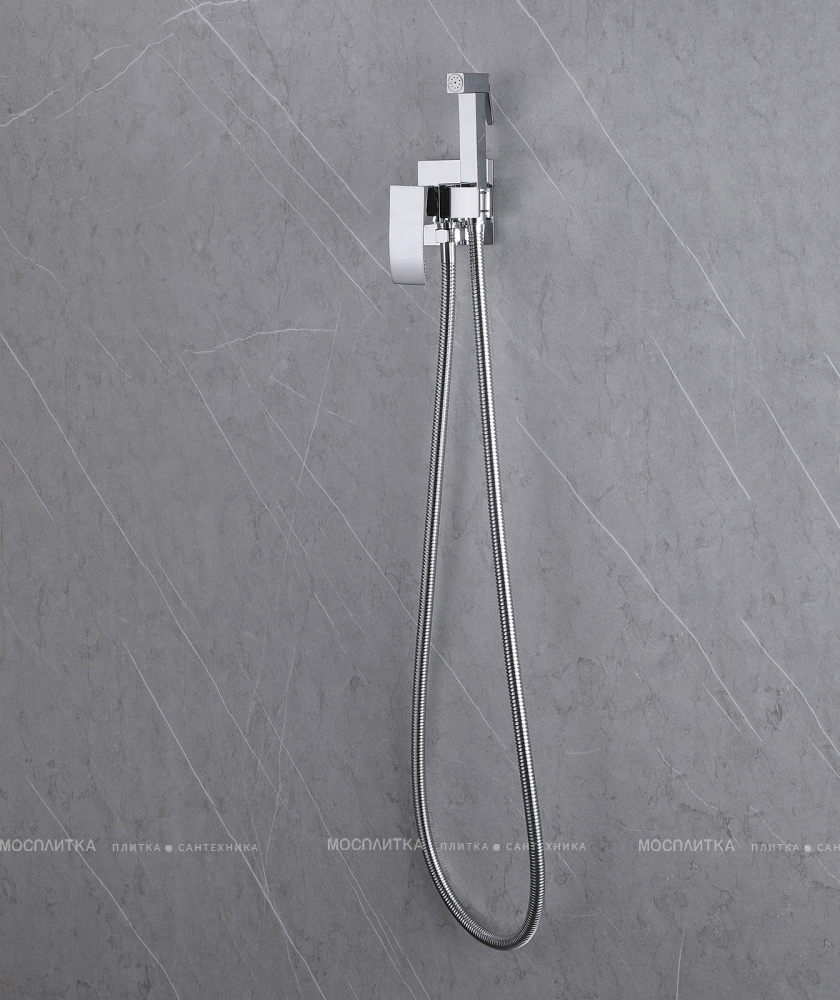 Гигиенический душ Abber Wasserfall AF8625 со смесителем, хром глянец - изображение 3