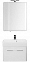 Комплект мебели для ванной Aquanet Августа 75 белый - 2 изображение