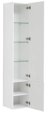 Шкаф-пенал Aquanet Рондо-35 R фасад белый - 3 изображение