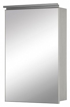 Зеркальный шкаф De Aqua Алюминиум 50 серебро