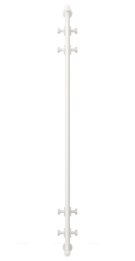 Полотенцесушитель водяной Сунержа Хорда 120х9,8 см 12-0124-1200 белый - 2 изображение