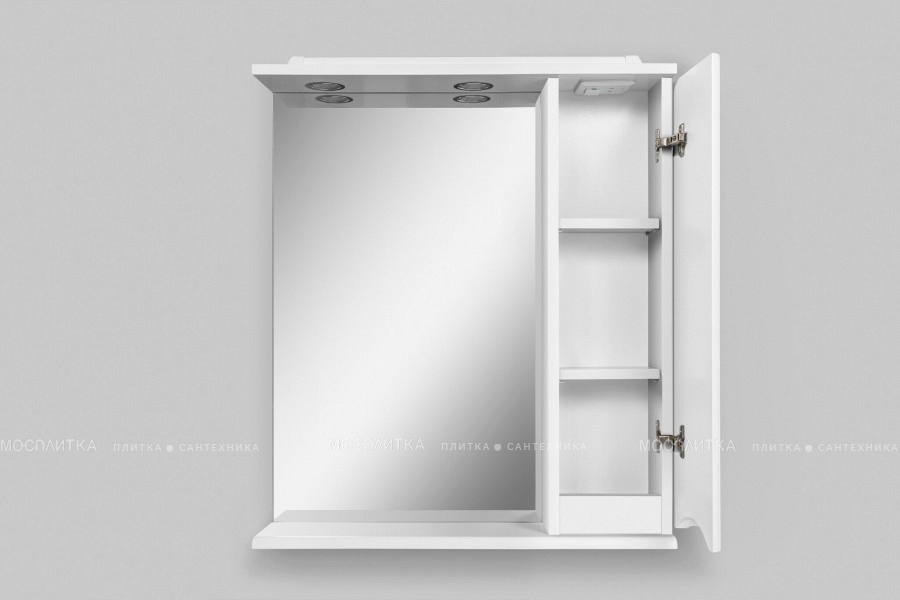 Зеркальный шкаф Am.Pm Like M80MPR0651WG правый 65 см белый глянец с подсветкой - изображение 8