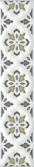Керамическая плитка Kerama Marazzi Бордюр Клемансо орнамент 3,1х15 
