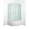 Душевой уголок Erlit Comfort 90х90 см ER0509T-C3 профиль серебро, стекло матовое - изображение 2