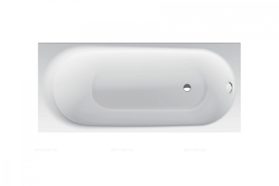 Стальная ванна Bette Comodo 170x80 см, 1253-000PLUS с покрытием Glasur® Plus - 2 изображение
