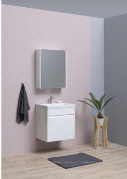Комплект мебели для ванной Aquanet Палермо 60 белый - 9 изображение