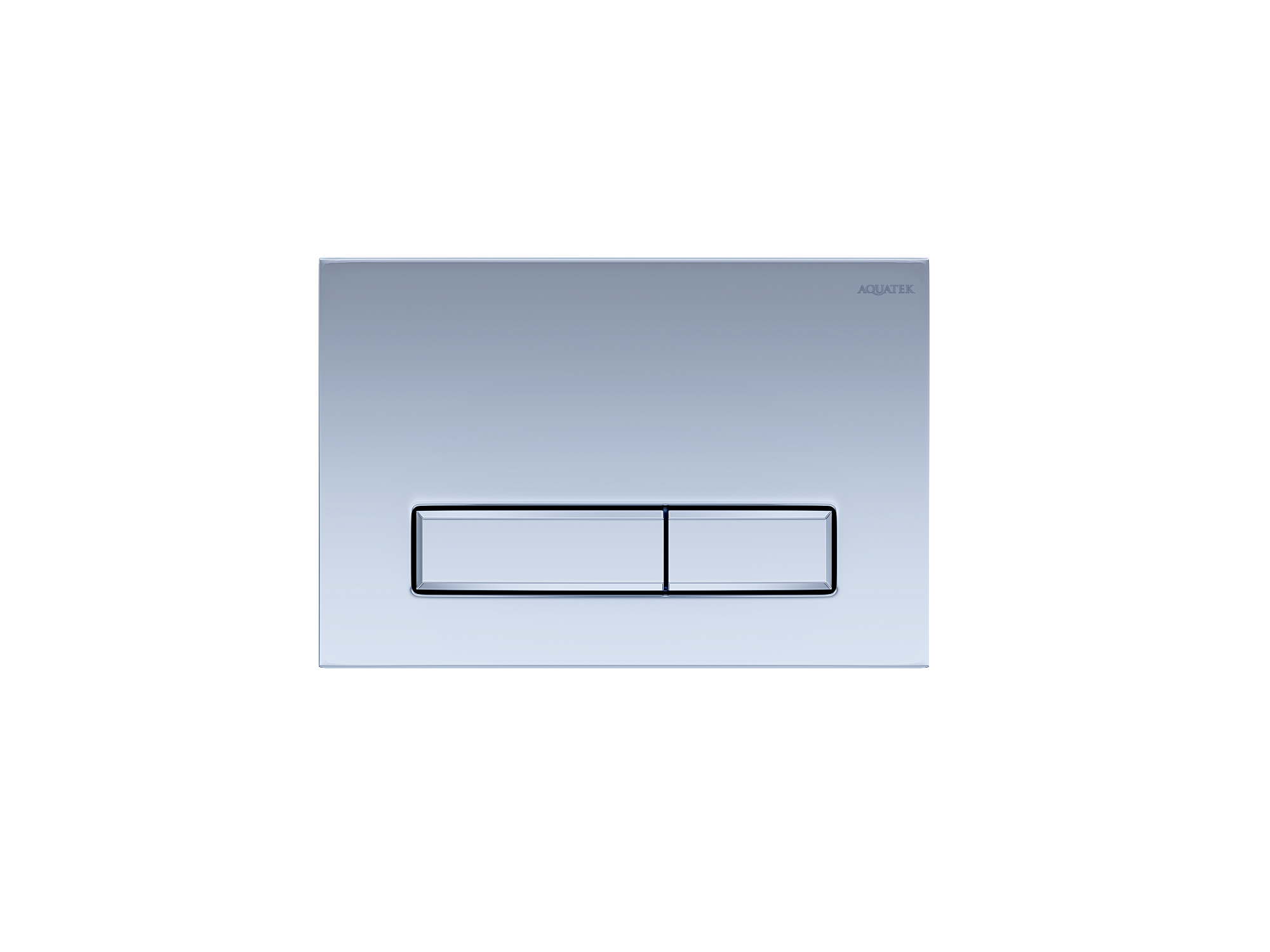 Панель смыва Aquatek Slim, KDI-0000024, хром матовый 