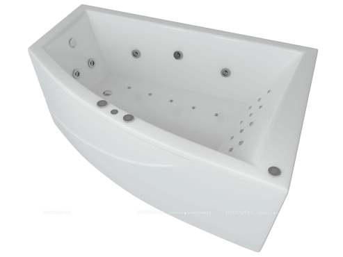 Акриловая ванна Aquatek Оракул 180 см R на объемном каркасе - 3 изображение