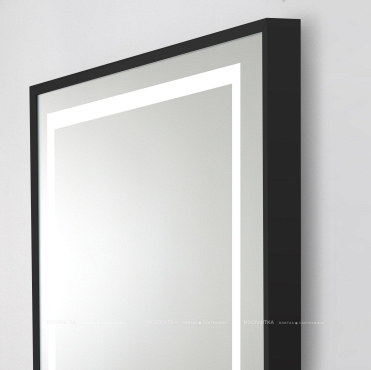 Зеркало BelBagno 108,5 SPC-KRAFT-1085-685-TCH-WARM-NERO - 6 изображение