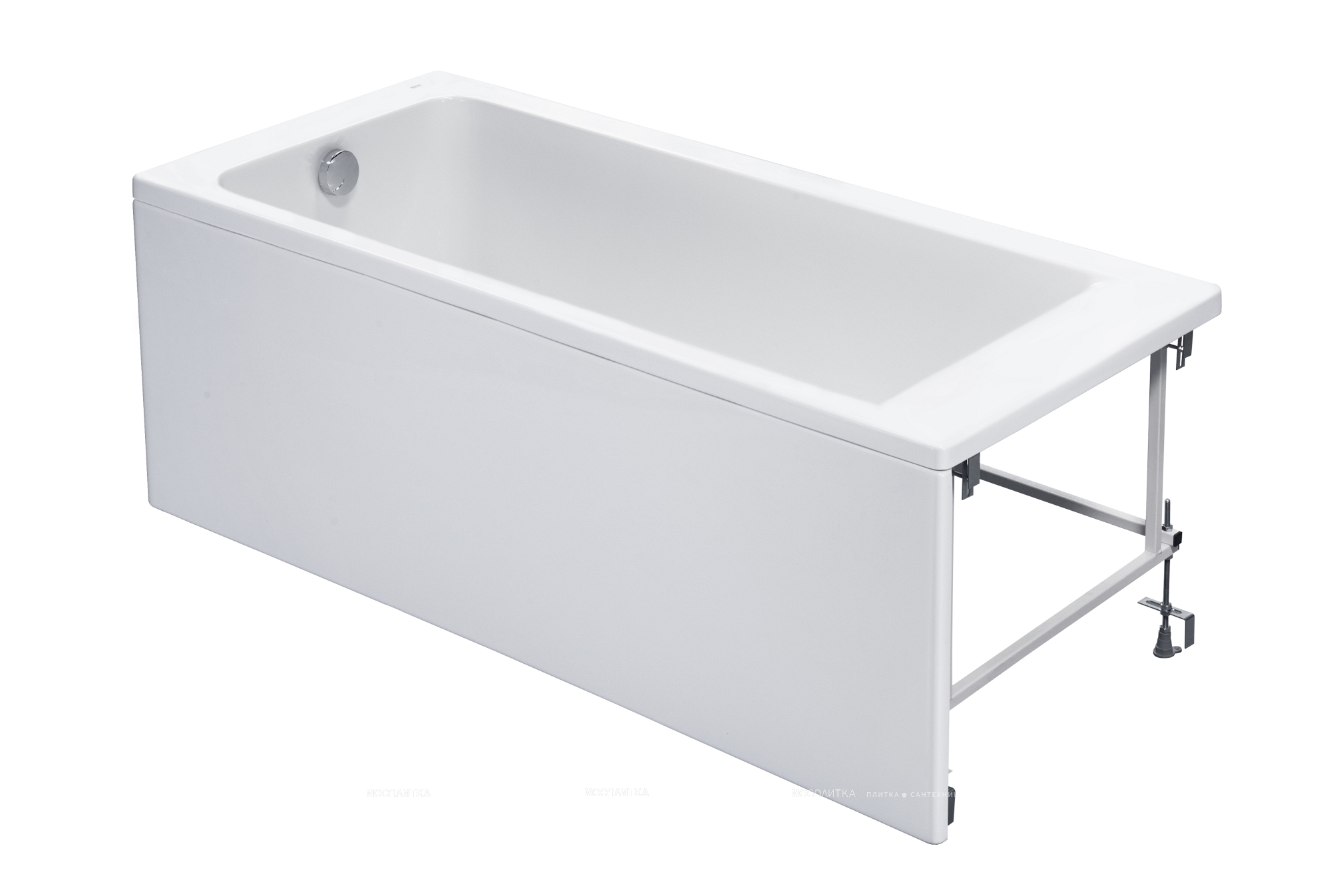 Акриловая ванна 170х70 см Roca Easy ZRU9302905 белая - изображение 5