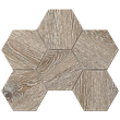 Мозаика DA04 Hexagon 25x28,5 непол. 10 мм