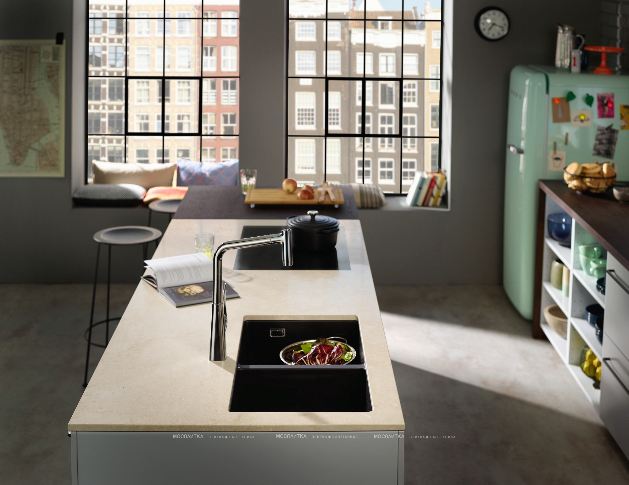 Кухонная мойка Hansgrohe S510-U770 43434170, черный графит - изображение 3