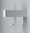Держатель для туалетной бумаги Am.Pm Inspire 2.0 A50A341500 с полочкой для телефона и контейнером - изображение 2